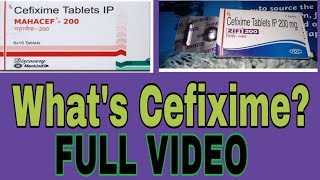 Cefixime 200 mg Tablet Use In HindiMahacef 200 mg Zifi 200 mgTaxim o 200 mg [upl. by Emmie]