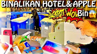 Dumpster Diving  Apple Store bin at hotel binalikan Wowww JACKPOT [upl. by Allecsirp314]