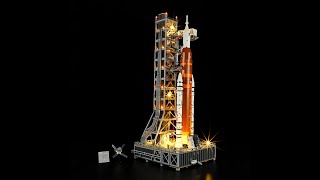 BriksMax Light Kit For Lego Artemis Space Launch System 10341 [upl. by Kciredec]