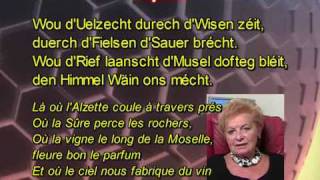 apprendre le luxembourgeois Clip21 Lulling Lëtzebuerger Nationalhymn ons heemecht  Eise Papp am Himmel [upl. by Ariamoy]