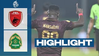 Highlight  PSM Makassar VS PERSIKABO 1973  Pekan 20 [upl. by Yacano]