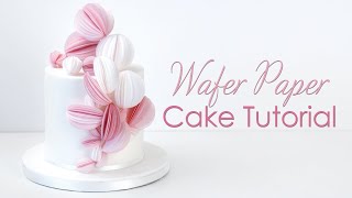 Wafer Paper  Rice Paper Cake Decorating Tutorial  3D Balls Spheres amp Wedges [upl. by Yrolg]