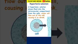 Hypertonic solution  IV Fluids  Intravenous fluids Crystalloids [upl. by Nemzzaj]