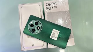 Oppo F27 5g  Green colour Unboxing 🔥🔥 First impressions looks features and Price 🔥Halo Light 🔥 [upl. by Vaughan]