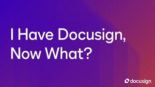 Get Started with Docusign [upl. by Nagiam]