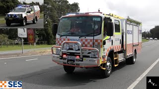 NSW SES RESCUE  RARE NSWSES Port Stephens 46  Port Stephens 56 Responding [upl. by Erland]