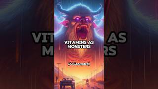 Vitamins as Monster [upl. by Yraunaj]