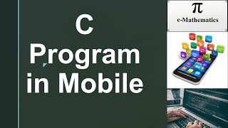 How to Run C Program in Mobile  CppDroid [upl. by Enrico944]