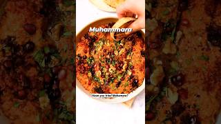 Muhammara  roasted red pepper amp walnut dip recipe food vegan [upl. by Marduk]