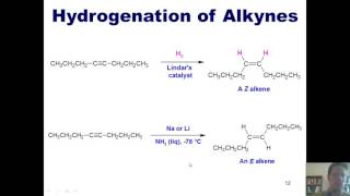 Chapter 6 – The Reactions of Alkynes Part 5 of 6 [upl. by Lednar]