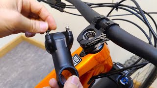 Installing a new MTB stem on my bike [upl. by Daphna644]