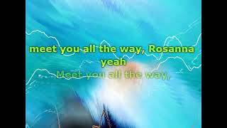 Toto  Rosanna Lyrics [upl. by Guglielmo]