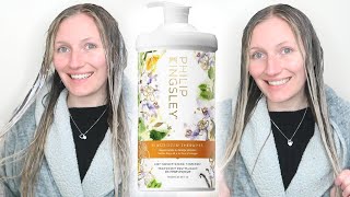 APPLYING PHILIP KINGSLEY ELASTICIZER OVERNIGHT  benefits application and review [upl. by Stets]