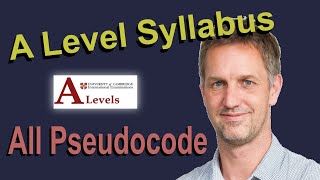 9618  A level  All Pseudocode [upl. by Negrom664]