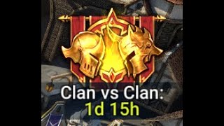 Raid Shadow Legends Clan vs Clan mini showcase [upl. by Anitneuq]