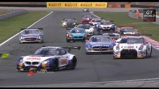 FIA GT  Navarra Main Race  Short Highlights  2013 [upl. by Oicatsana67]