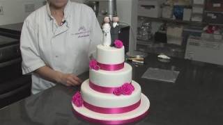 How To Decorate A Wedding Cake [upl. by Esac]