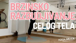 Brzinska aktivacija tela ako se probudite bez energije  Yoga sa Milicom [upl. by Ita]