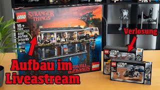 LEGO Stranger Things 75810 LiveBuild mit Lars Conrad aka quotDer Spielwaren Investorquot [upl. by Adnovoj123]