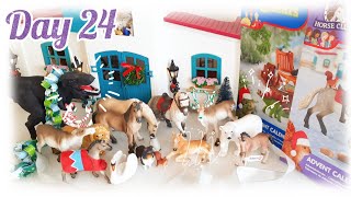 Schleich 2022 Advent Calendar Series  DAY 24  Schleich Christmas  FINAL [upl. by Devonna840]