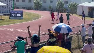 Kahiem Bennett  1205St Mary TechMCKENLEYWINT TRACK amp FIELD CLASSICS 2024Class 3 Boys 100m [upl. by Dracir]