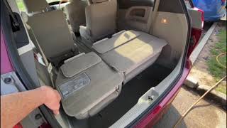 Toyota Estima rear seats [upl. by Stander]