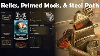 Relic Farming Primed Mods amp Steel Path  Warframe [upl. by Teresita]