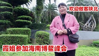 【陕北霞姐】霞姐参加海南博鳌峰会活动，面对1000多人紧张到不会说话，欢迎大家来陕北做客！ [upl. by Emiatej365]