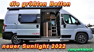 Wohnmobil Neuheiten 2022 🔥 Sunlight Cliff 600 RT Adventure Edition❗️KastenwagenCamper Test Roomtour [upl. by Ainna]