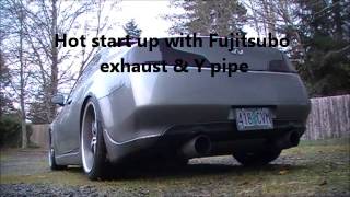 G35 Fujitsubo exhaust with Y pipe [upl. by Yelik]