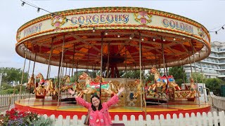 Butlins Bognor Fun on this 1918 Fairground Carousel [upl. by Natalia]