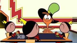 Food court Wander over Yonder scene [upl. by Yehtomit]