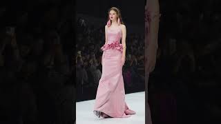 Lafine SS2025 Runway wedding dress  Pink The Divine Hue of Healing and Grace [upl. by Gnilhsa753]