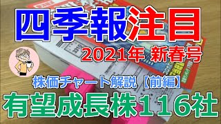 【四季報】注目株チャート解説＜2021新春号前編＞ [upl. by Hoseia]