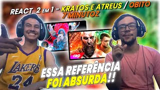 React  Rap do Kratos e Atreus GOW  NÓS SOMOS DEUSES  NERD HITS e OBITO Prod Beck Beatz [upl. by Novia786]