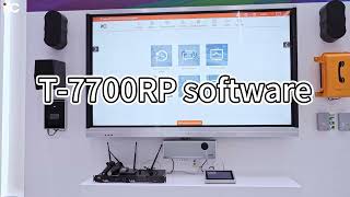 IP PA System Client Management Software T7700RP [upl. by Homerus]