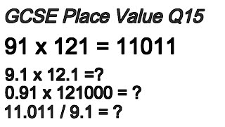 Place Value Q15  GCSE Exam Question [upl. by Gabbi]