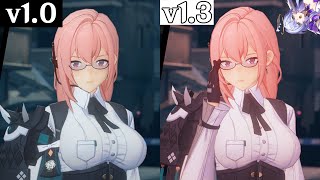 JP Yanagi voice changes Old 10 vs New 13 [upl. by Pickens837]