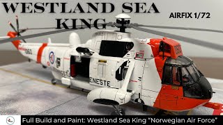 Airfix Westland Sea King  Norwegian Air Force  172 Scale  Full build  Assembly Process [upl. by Anah26]