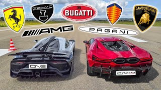 HYPERCAR DRAG RACE SHOWDOWN The Worlds Most Expensive Cars [upl. by Nilek]