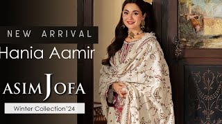 Asim Jofa Unstitched Collection 2024  Winter  Pakistani Clothing Uk [upl. by Ynnelg]