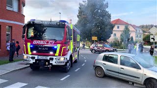 VAJA PGD PreskaMedvode  gašenje vozila in tehnično reševanje [upl. by Aivilys]