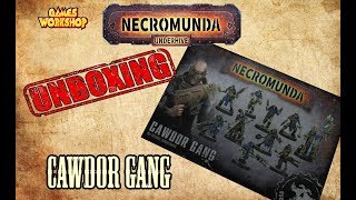 Necromunda  Cawdor Gang  Unboxing [upl. by Eornom]