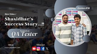 How Qspiders BTM Helped Me Become a QA Tester  Shasidhars Success Story [upl. by Ennaj]