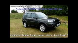 Land Rover Freelander 20 Td4 BMW Turbo Diesel Engine HSE Sat Nav 5Door GF55 McCarthy Cars [upl. by Gomer774]