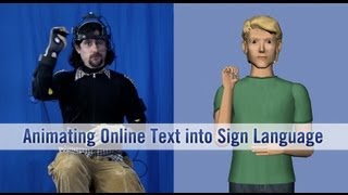 Animating Online Text Into Sign Language [upl. by Gorga]