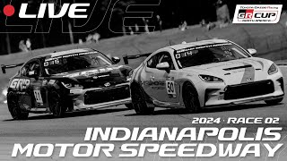 LIVE  Race 2  Indianapolis  Toyota Gazoo Racing North America GR Cup 2024 [upl. by Iznekcam]