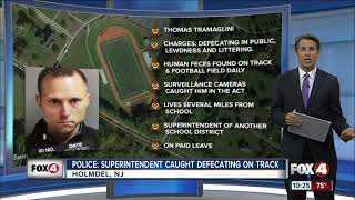 School superintendent arrested for pooping on schools football field [upl. by Adnylam]