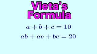 Vietas Formula [upl. by Uriah477]