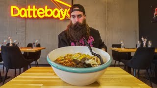 IN NORWAY ATTEMPTING A RAMEN CHALLENGE WHICH HAS ONLY BEEN BEATEN ONCE IN 5 YEARS  BeardMeatsFood [upl. by Kaufman868]